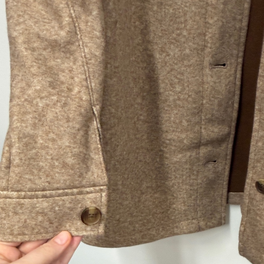 Old Navy Camel Beige Shackey Oversized Size XL tall - Picture 7 of 8
